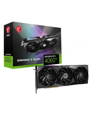 Carte graphique MSI GeForce RTX 4060 Ti GAMING X SLIM 16G – 912-V517-011