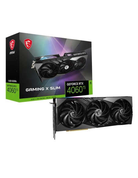 Carte graphique MSI GeForce RTX 4060 Ti GAMING X SLIM 16G – 912-V517-011 Carte graphique MSI GeForce RTX 4060 Ti GAMING X SLIM 16G – 912-V517-011