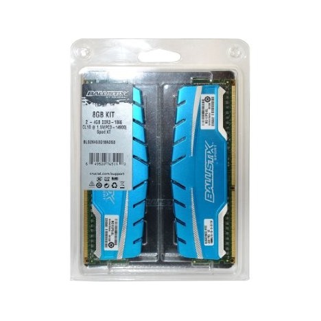 Kit Dual Barrette Crucial Ballistix (2x 8 Go) DDR3 1600 Mhz