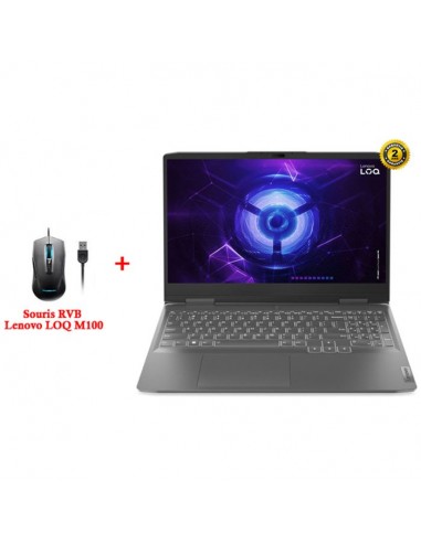 PC Portable Gamer LENOVO LOQ 15IRH8 i5 12ème Gén 32Go RTX 2050