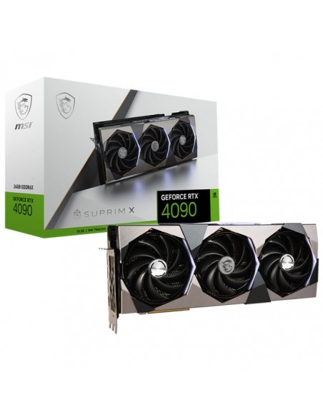 Carte graphique MSI GeForce RTX 4090 Suprim X 24Go Carte graphique MSI GeForce RTX 4090 Suprim X 24Go