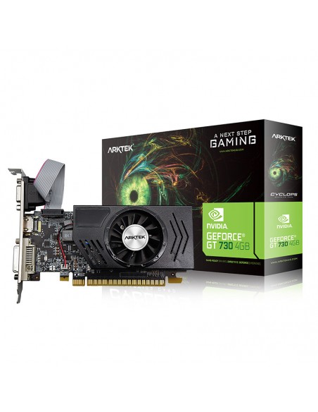 Carte graphique Arktek Nvidia GeForce GT730 4Go 124 bit LP Carte graphique Arktek Nvidia GeForce GT730 4Go 124 bit LP