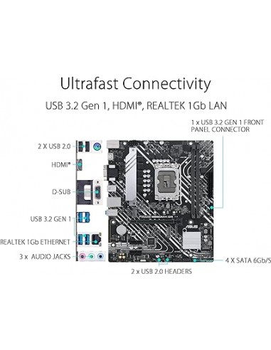 Carte mère Intel B660 LGA 1700 mATX Carte mère Intel B660 LGA 1700 mATX
