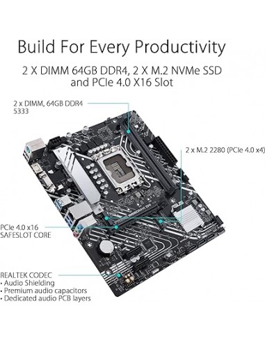 Carte mère Intel B660 LGA 1700 mATX Carte mère Intel B660 LGA 1700 mATX