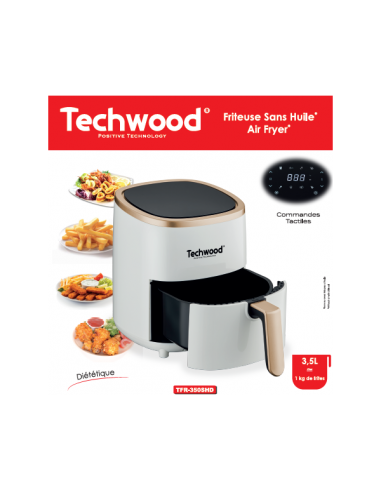 Friteuse Sans Huile TECHWOOD TFR-350SHD 1200W Friteuse Sans Huile TECHWOOD TFR-350SHD 1200W
