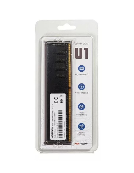 Mémoire RAM 8 Go Hikvision Ddr4 3200 MHz Udimm Mémoire RAM 8 Go Hikvision Ddr4 3200 MHz Udimm