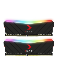 Barrette Mémoire pny 16 Go (2x 8go) xlr8 gaming epic-x RGB ddr4 3200mhz 2