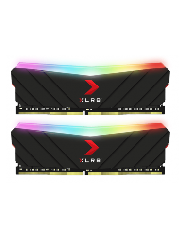 Barrette Mémoire pny 16 Go (2x 8go) xlr8 gaming epic-x RGB ddr4 3200mhz Barrette Mémoire pny 16 Go (2x 8go) xlr8 gaming epic-x RGB ddr4 3200mhz