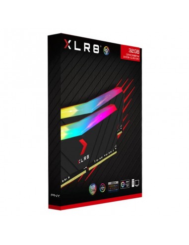 Barrette Mémoire pny 16 Go (2x 8go) xlr8 gaming epic-x RGB ddr4 3200mhz Barrette Mémoire pny 16 Go (2x 8go) xlr8 gaming epic-x RGB ddr4 3200mhz
