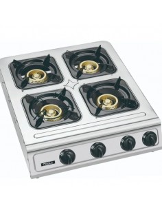 Table de cuisson Biolux m-6050x 4 feux - inox