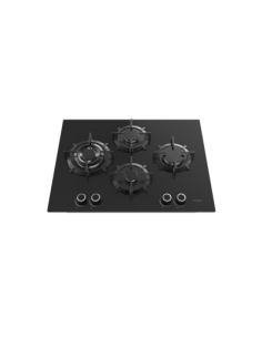 Plaque à gaz noir 4 feux 70 cm fonte avec sécurité PREMIUM 2