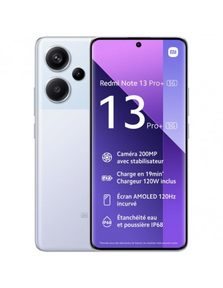 Smartphone XIOAMI Redmi note 13 PRO+ 5G 12GO 512GO - Violet Smartphone XIOAMI Redmi note 13 PRO+ 5G 12GO 512GO - Violet