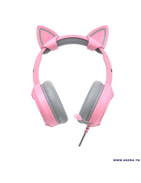 Casque Micro Gamer Havit HV-H2233D Rose Casque Micro Gamer Havit HV-H2233D Rose