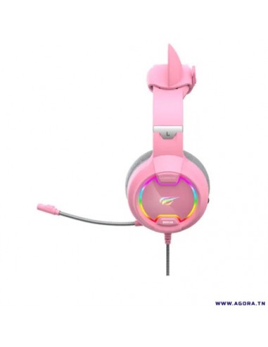 Casque Micro Gamer Havit HV-H2233D Rose Casque Micro Gamer Havit HV-H2233D Rose