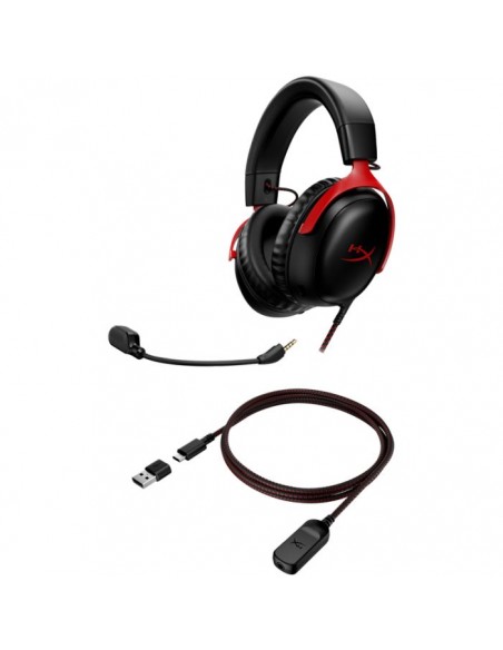 Casque Micro Filiare Gamer Hyperx Cloud III - Noir&Rouge Casque Micro Filiare Gamer Hyperx Cloud III - Noir&Rouge