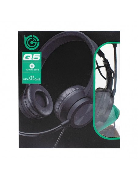 Casque USB TUCCI Q5 / Noir Casque USB TUCCI Q5 / Noir