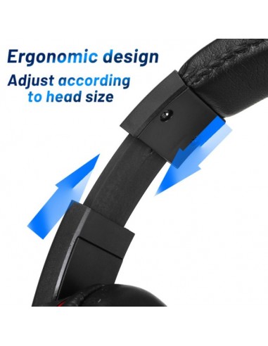 Micro Casque Gamer TUCCI Q3 USB - Noir Micro Casque Gamer TUCCI Q3 USB - Noir