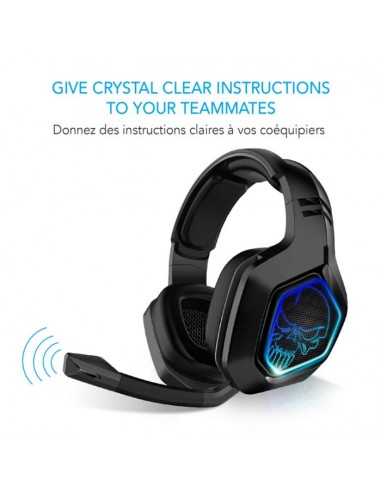 Micro Casque Sans Fil Spirit OF Gamer XPERT-H900 - Noir Micro Casque Sans Fil Spirit OF Gamer XPERT-H900 - Noir