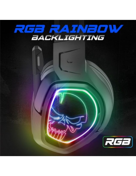 Micro Casque Sans Fil SPIRIT OF Gamer XPERT H1300 RGB - Noir Micro Casque Sans Fil SPIRIT OF Gamer XPERT H1300 RGB - Noir