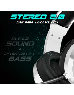 Micro Casque Gamer SPIRIT OF GAMER PRO H8 LED RGB - Blanc 2