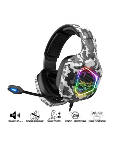 Micro Casque Gamer Filaire SPIRIT OF GAMER ELITE H50 ARTIC EDITION - Militaire Micro Casque Gamer Filaire SPIRIT OF GAMER ELITE H50 ARTIC EDITION - Militaire