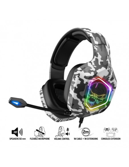 Micro Casque Gamer Filaire SPIRIT OF GAMER ELITE H50 ARTIC EDITION - Militaire Micro Casque Gamer Filaire SPIRIT OF GAMER ELITE H50 ARTIC EDITION - Militaire
