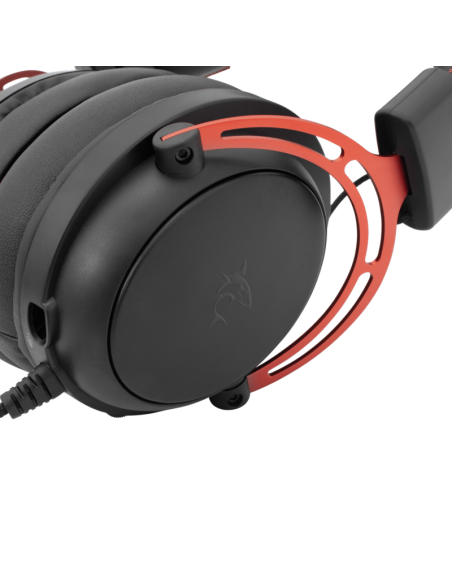 Casque Gaming WHITE SHARK Gorila GH-2341 / Noir et Rouge