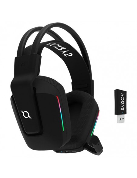 Micro Casque Gamer Sans Fil AQIRYS Alya Stéréo 3D - Noir Micro Casque Gamer Sans Fil AQIRYS Alya Stéréo 3D - Noir