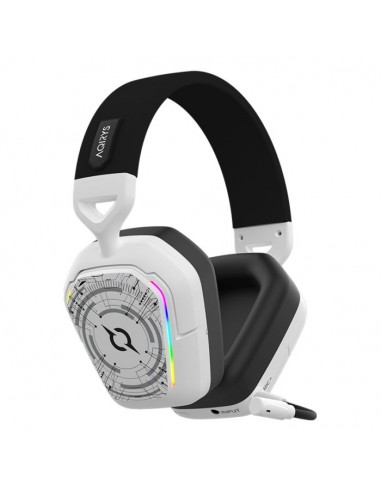 Micro Casque Gamer Sans Fil AQIRYS Alaire - Blanc