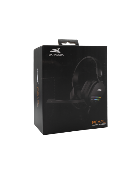 Micro Casque Gaming BARACUDA BGH-011 PEARL RGB / Noir Micro Casque Gaming BARACUDA BGH-011 PEARL RGB / Noir