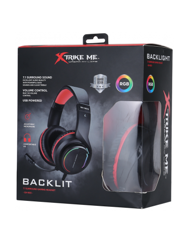 Casque Micro Gaming USB XTRIKE ME GH-903 / RGB Casque Micro Gaming USB XTRIKE ME GH-903 / RGB