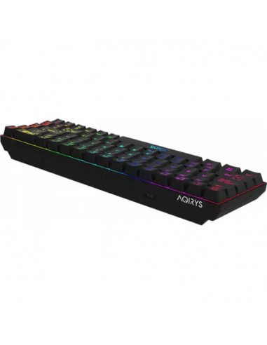 Clavier Gamer Mécanique AQIRYS MIRA 100% Anti-Ghosting RGB - Noir Clavier Gamer Mécanique AQIRYS MIRA 100% Anti-Ghosting RGB - Noir