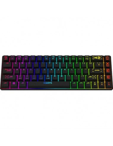 Clavier Gamer Mécanique AQIRYS MIRA 100% Anti-Ghosting RGB - Noir Clavier Gamer Mécanique AQIRYS MIRA 100% Anti-Ghosting RGB - Noir