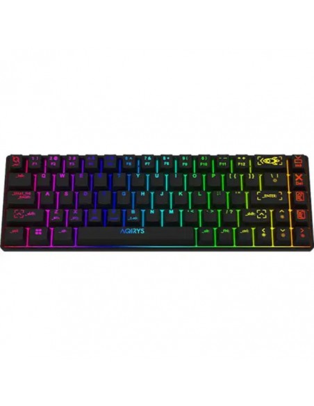 Clavier Gamer Mécanique AQIRYS MIRA 100% Anti-Ghosting RGB - Noir Clavier Gamer Mécanique AQIRYS MIRA 100% Anti-Ghosting RGB - Noir