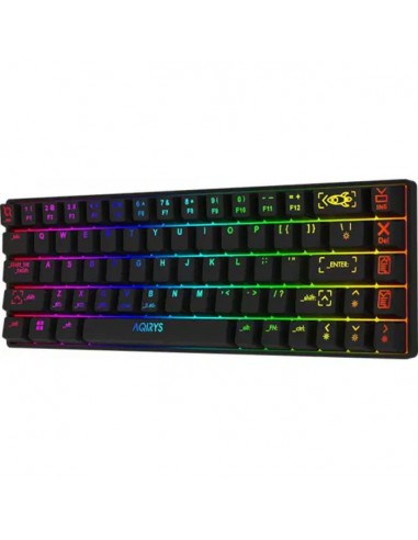 Clavier Gamer Mécanique AQIRYS MIRA 100% Anti-Ghosting RGB - Noir Clavier Gamer Mécanique AQIRYS MIRA 100% Anti-Ghosting RGB - Noir