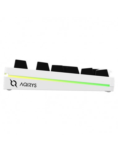 Clavier Gamer Filaire AQIRYS ALUDRA RGB - Blanc Clavier Gamer Filaire AQIRYS ALUDRA RGB - Blanc