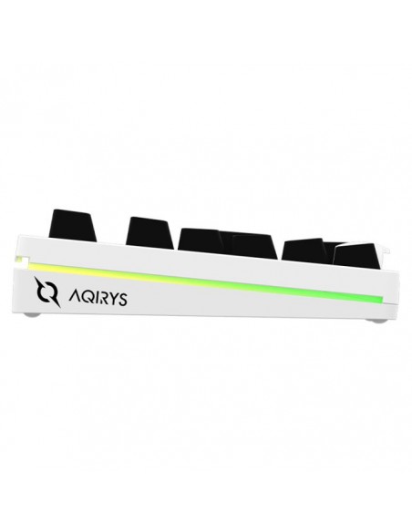 Clavier Gamer Filaire AQIRYS ALUDRA RGB - Blanc Clavier Gamer Filaire AQIRYS ALUDRA RGB - Blanc