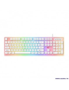Clavier Gamer HAVIT KB876L RGB | Blanc