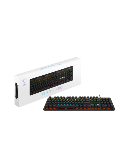 Clavier Gamer Mécanique MSI Forge GK300 / RGB Blue