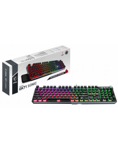 Clavier Gaming Mécanique MSI Vigor GK71 Sonic / Red Switches Clavier Gaming Mécanique MSI Vigor GK71 Sonic / Red Switches