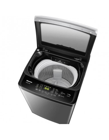 Machine à Laver Top HISENSE WTJA1112T 11KG Silver