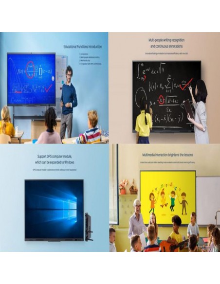 Ecran Interactif Tactile TELEFUNKEN Avec Support Amovible - (EI-75T60P)