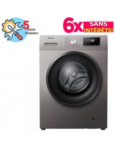 Machine à Laver Frontale HISENSE WFVC7012ET 7KG - Silver