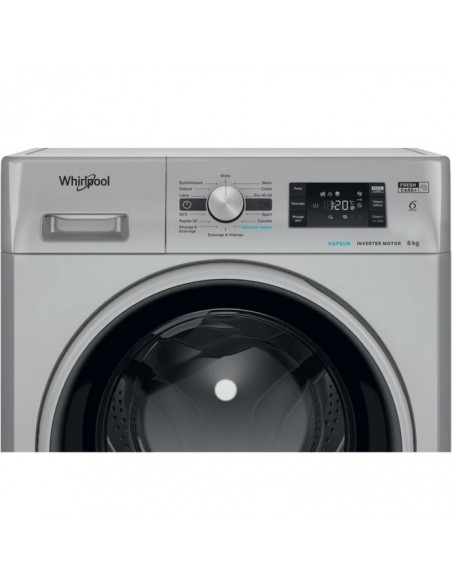 Lave Linge Frontale WHIRLPOOL FFWB8248SBS-VNA 8KG + Défroisseur À Main