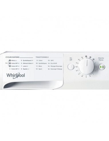 Machine À Laver WHIRLPOOL WMTA6101-NA 6KG - Blanc Machine À Laver WHIRLPOOL WMTA6101-NA 6KG - Blanc