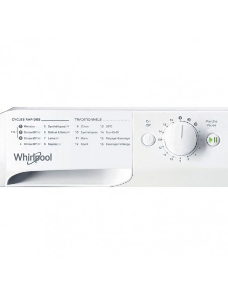 Machine À Laver WHIRLPOOL WMTA6101-NA 6KG - Blanc Machine À Laver WHIRLPOOL WMTA6101-NA 6KG - Blanc