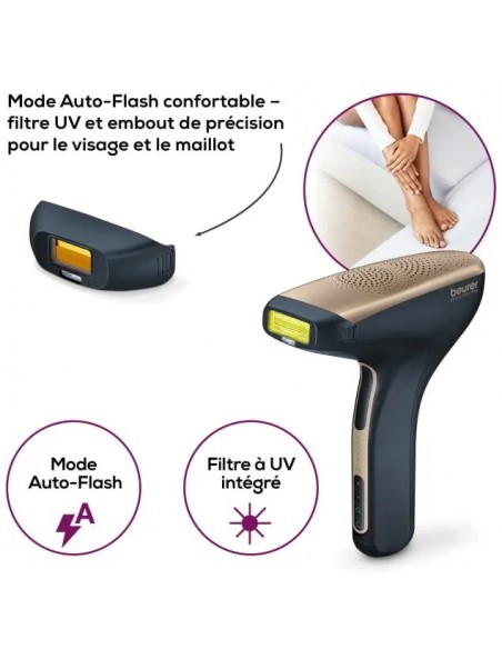 Appareil D'épilation Beurer IPL VelvetSkinPro Black Appareil D'épilation Beurer IPL VelvetSkinPro Black