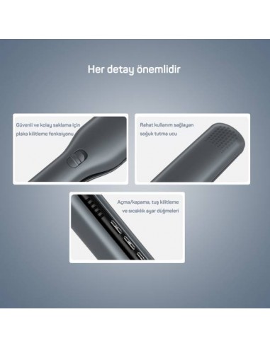 Lisseur Arzum large AR5078 Trendcare - Anthracite