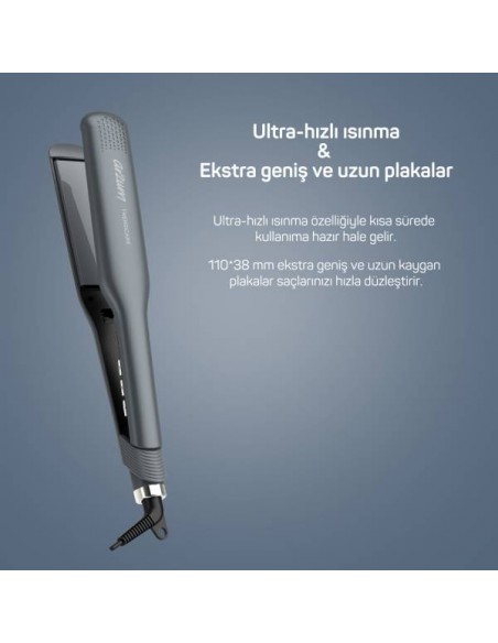 Lisseur Arzum large AR5078 Trendcare - Anthracite