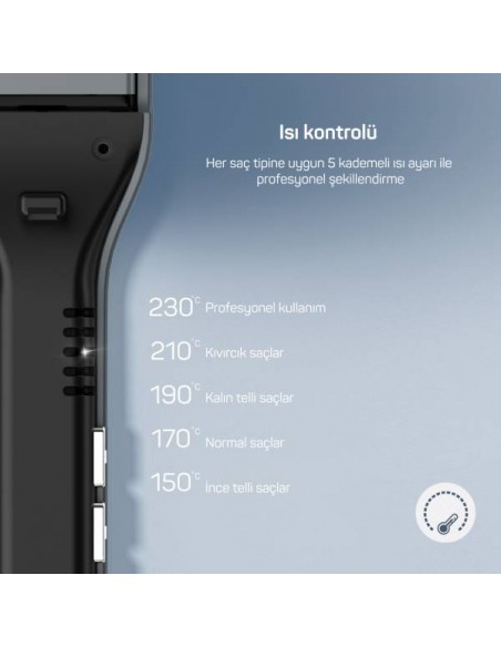 Lisseur Arzum large AR5078 Trendcare - Anthracite